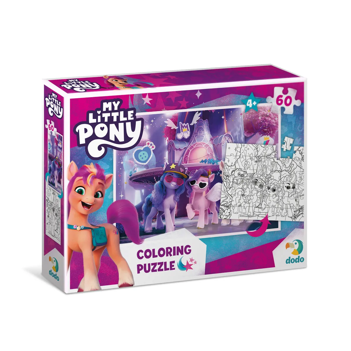 Пъзел Dodo 2 в 1 - 60 ел.-My Little Pony- 200136 — снимка 1