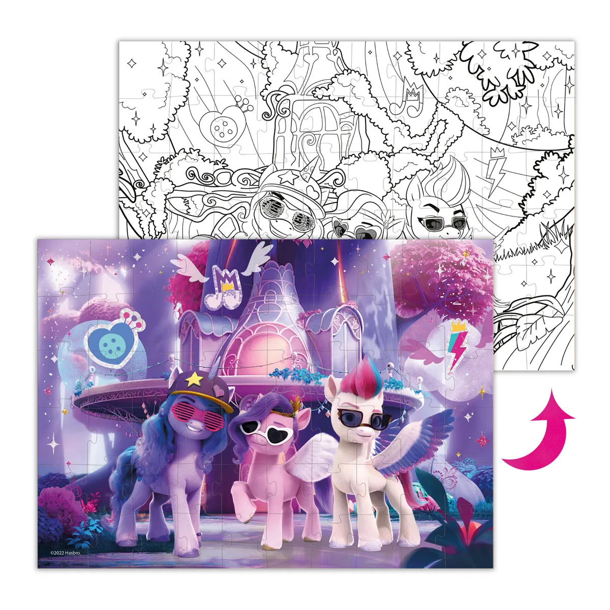 Пъзел Dodo 2 в 1 - 60 ел.-My Little Pony- 200136 — снимка 2
