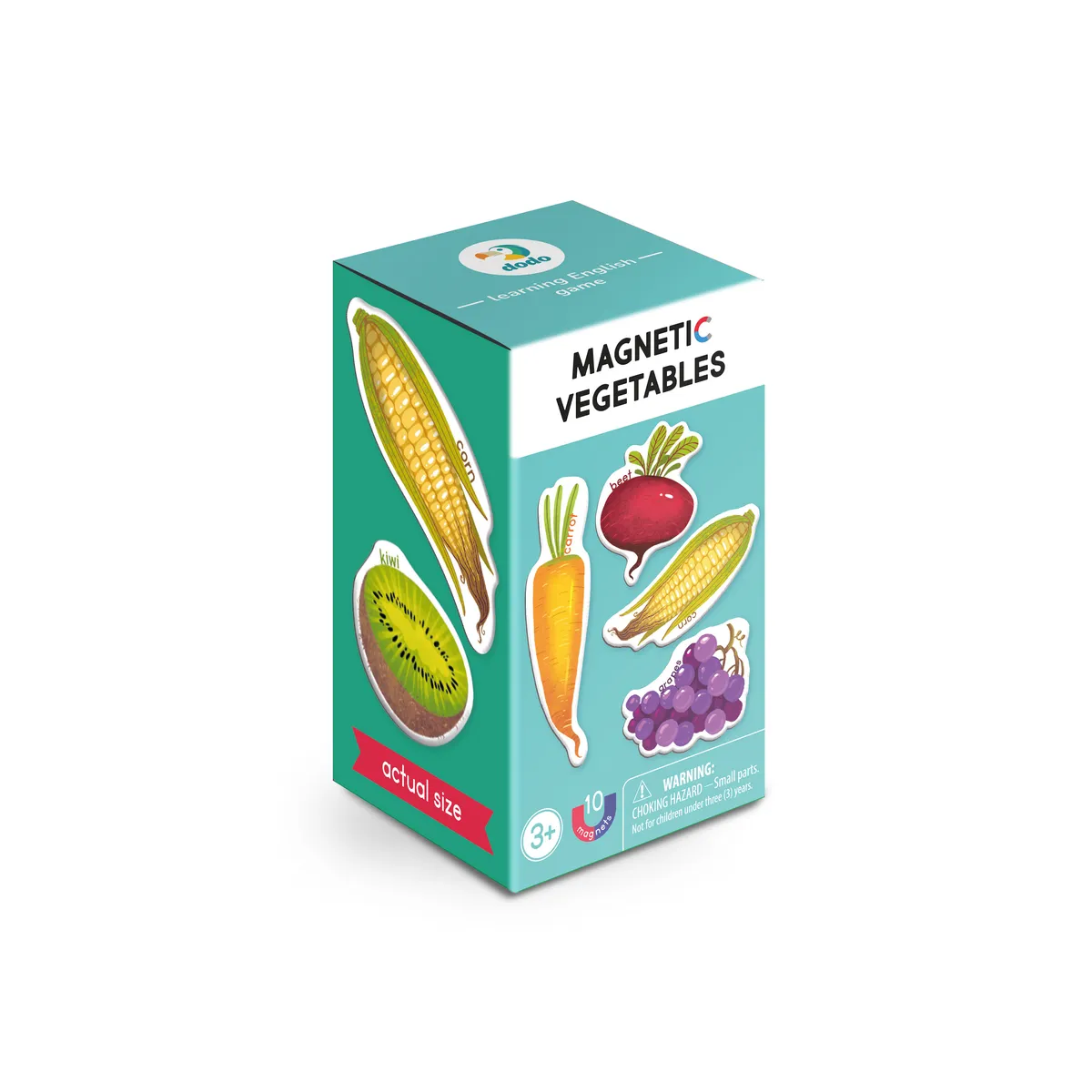 Магнитна игра Dodo - Зеленчуци 10 ч., снимка 3