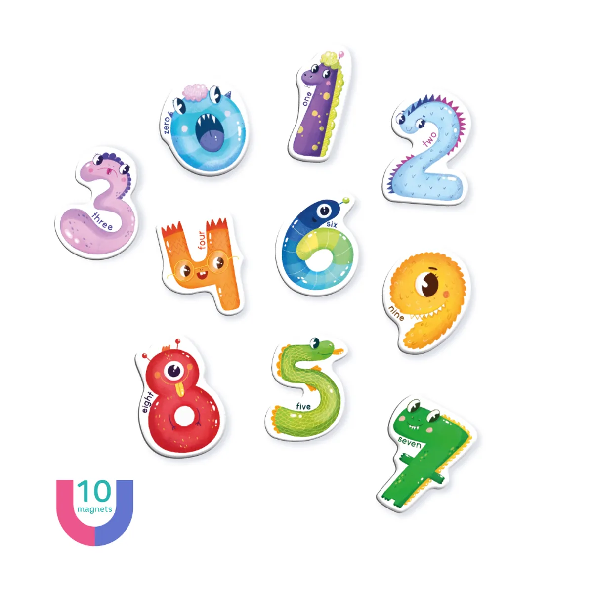 Магнитна игра Dodo - Цифри 10 ч., снимка 3