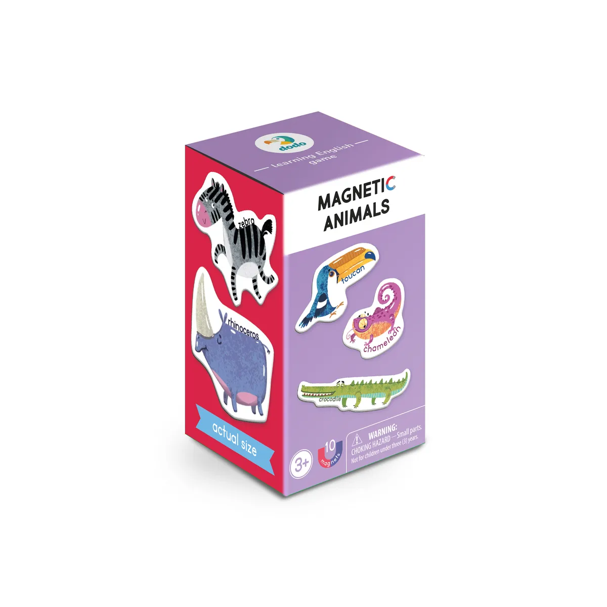 Магнитна игра Dodo - Животни 10 ч. — снимка 2