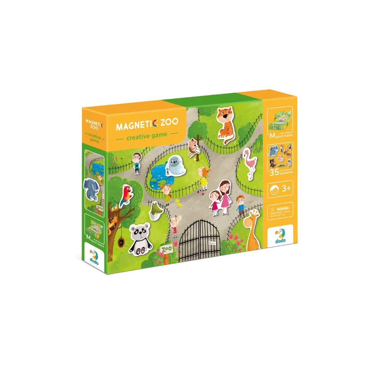 Магнитна игра Dodo 80 части - Зоо