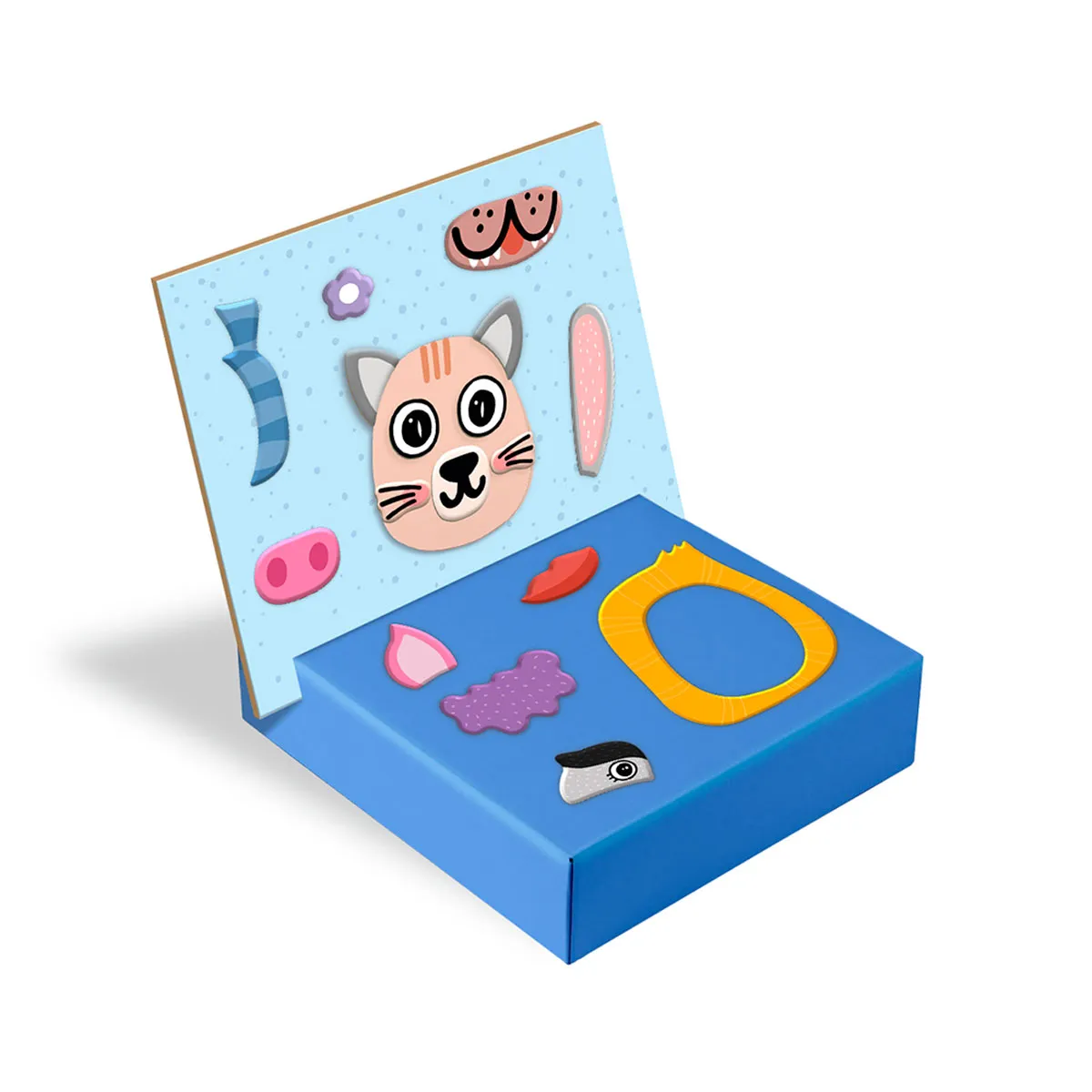 Магнитна игра Dodo - Животни-лица — снимка 2