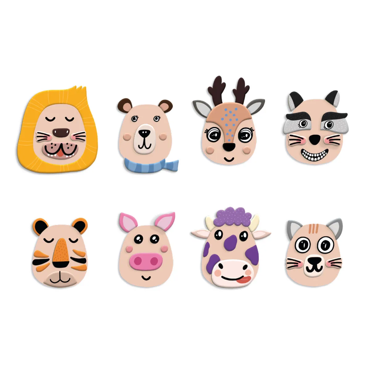 Магнитна игра Dodo - Животни-лица — снимка 3