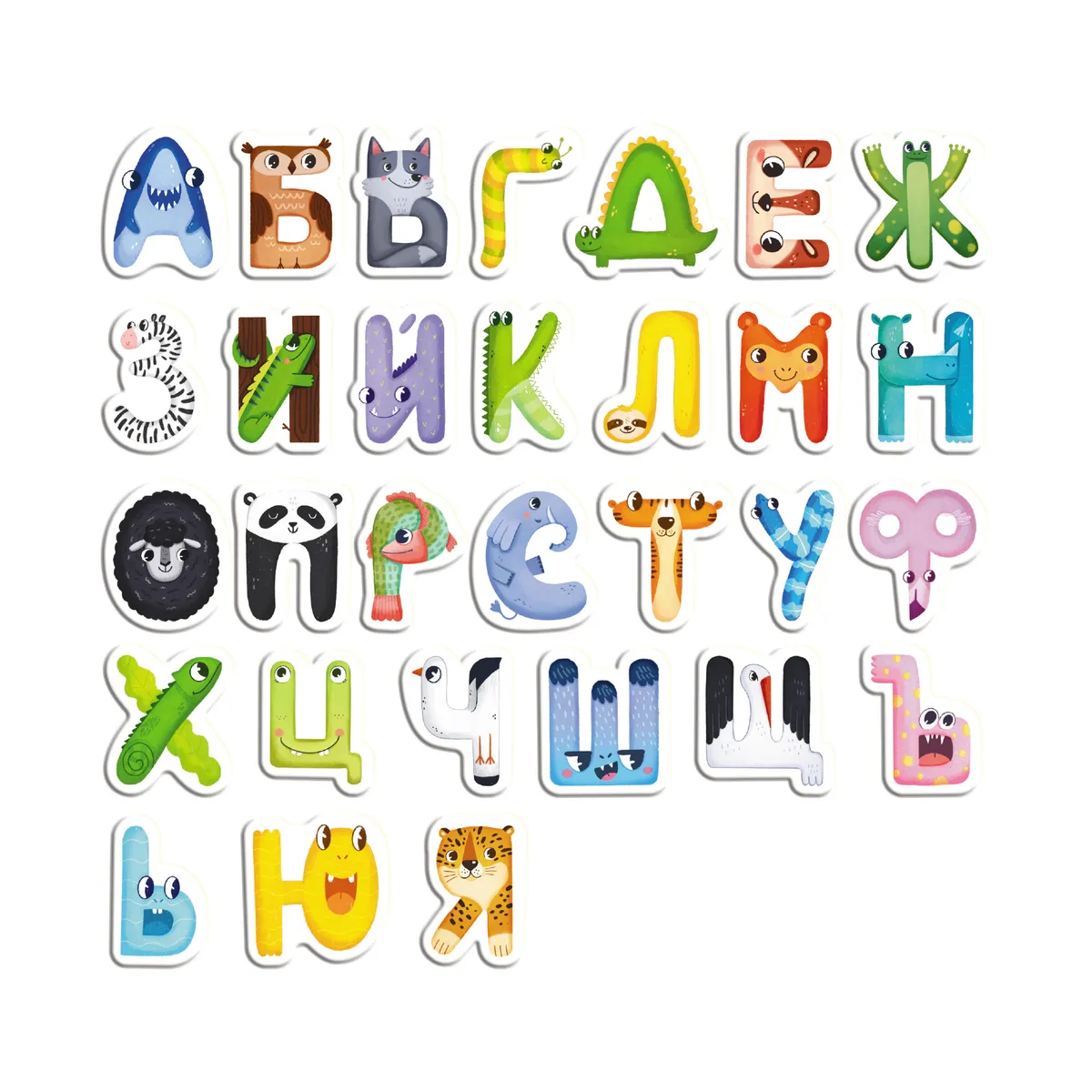 Магнитна игра Dodo - Българска азбука 30 ч., снимка 2