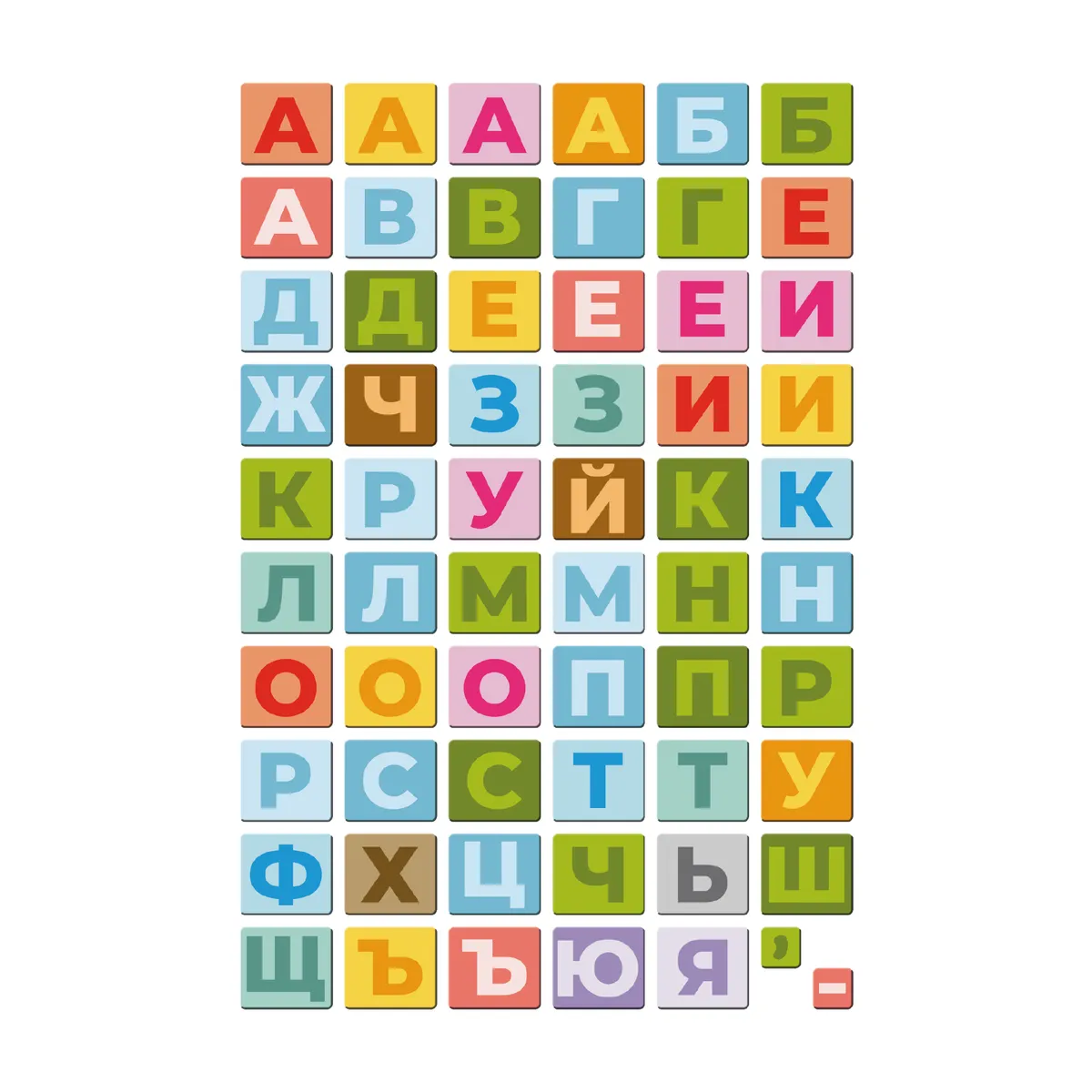 Магнитна игра Dodo - Български букви - 60 части — снимка 3