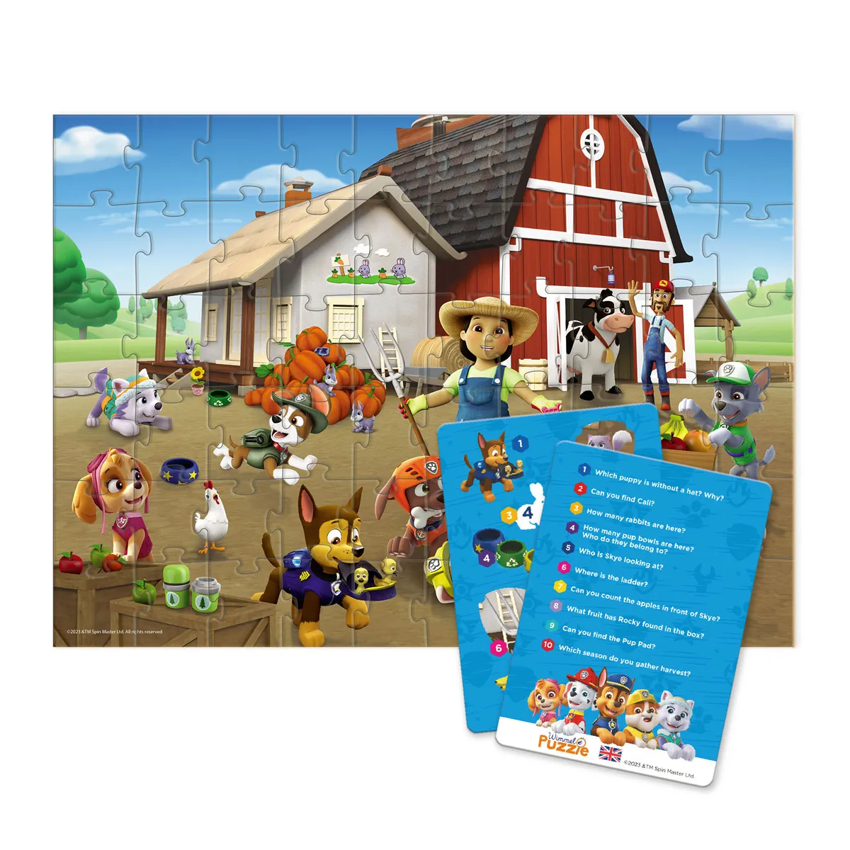 Пъзел Dodo 60 елем.- Paw Patrol - Във фермата — снимка 3