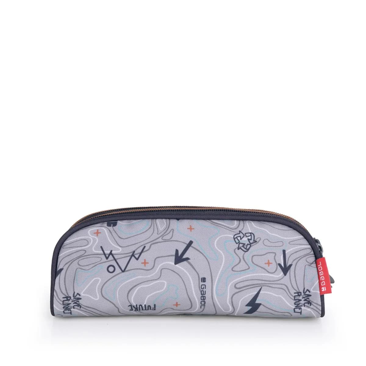 Несесер Gabol Earth мек - 2 ципa- 6 см — снимка 2