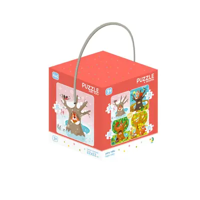 Корица на „Пъзел Dodo 4 в 1 - 4 броя комплект - Сезони"