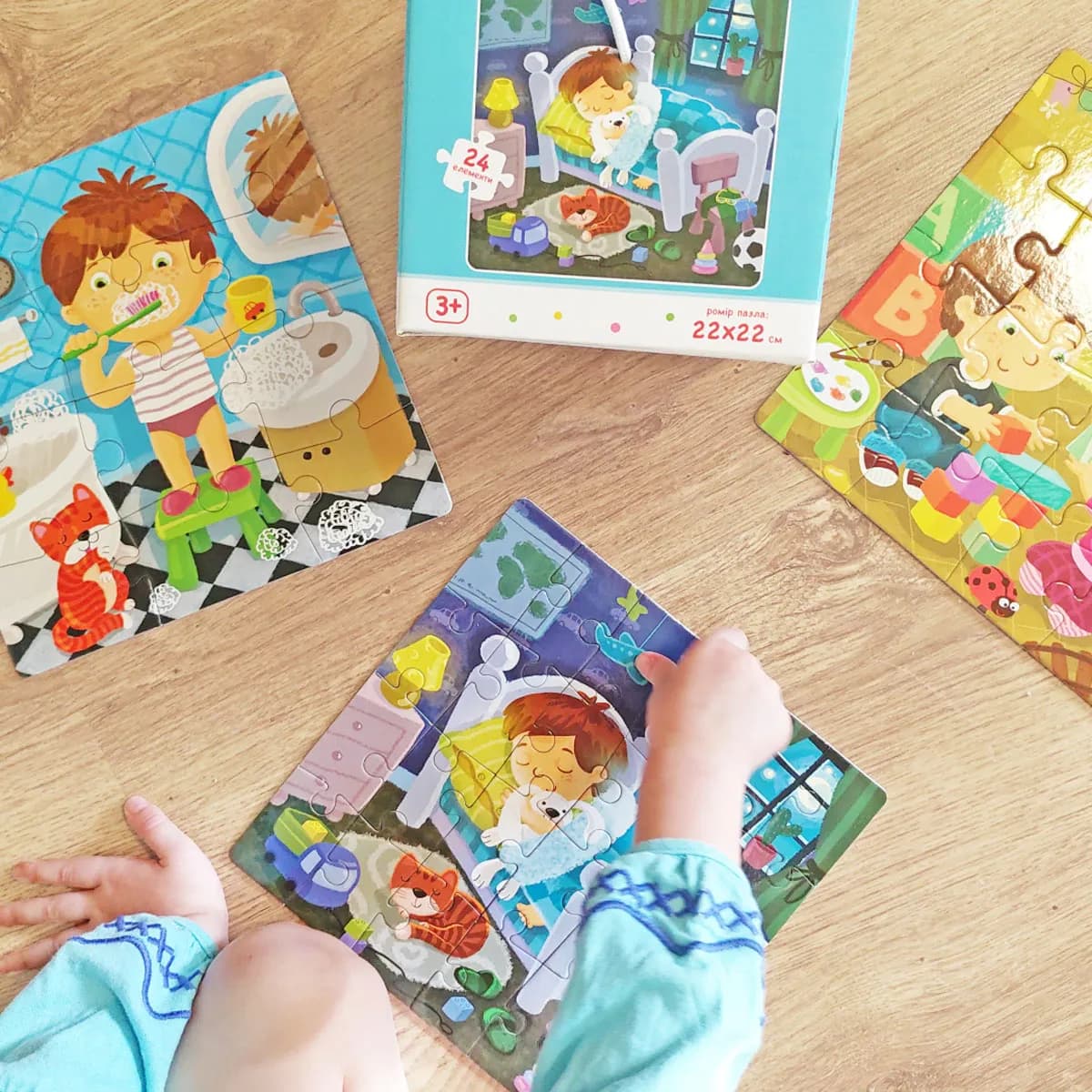 Пъзел Dodo 4 в 1 - 4 броя комплект - Ежедневие — снимка 3