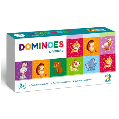 Корица на „Домино Dodo 28 елемена - Животни"