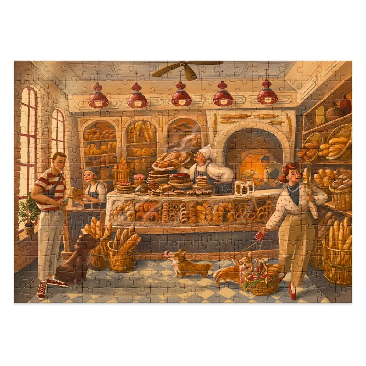 Пъзел Dodo 300 ел.-Винтидж магазини-Пекарна, снимка 2