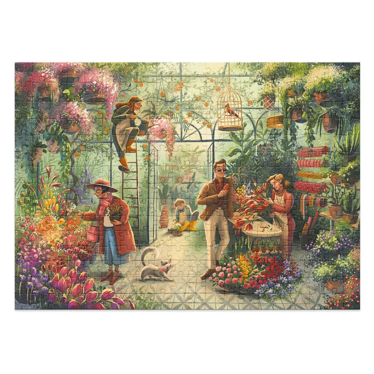 Пъзел Dodo 300 ел.-Винтидж магазини-Flowers, снимка 3