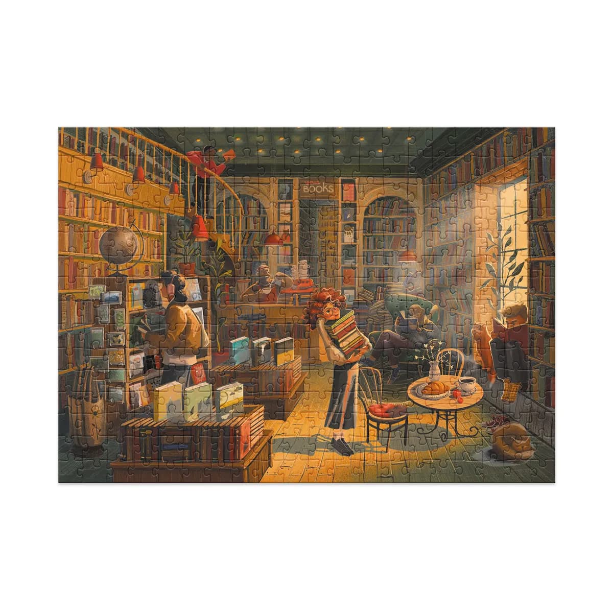 Пъзел Dodo 300 ел.-Винтидж магазини-Книжарница, снимка 3