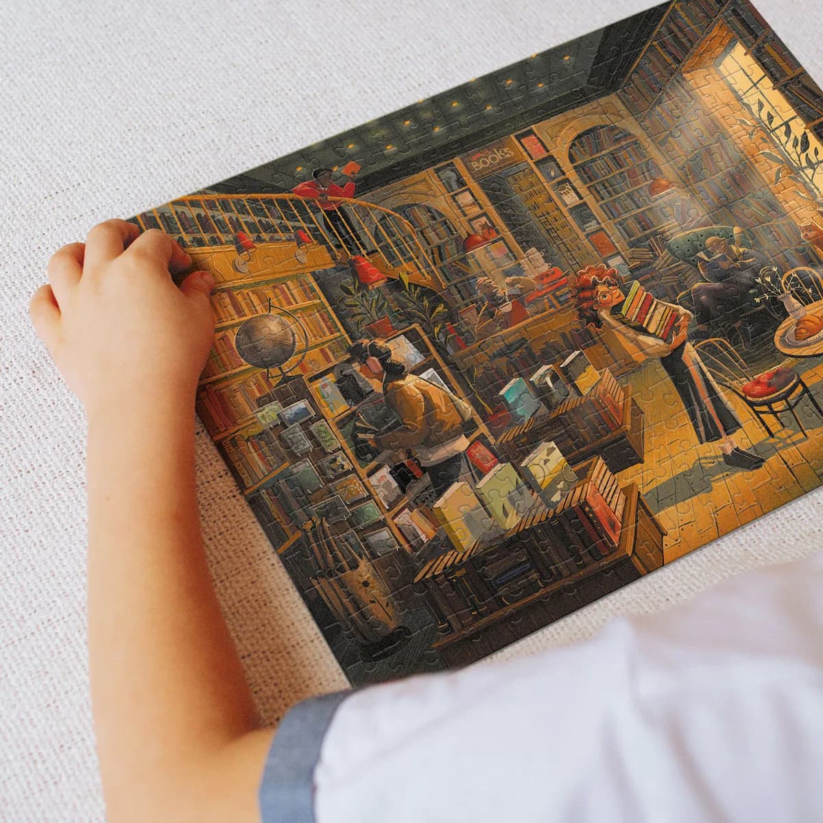 Пъзел Dodo 300 ел.-Винтидж магазини-Книжарница, снимка 4