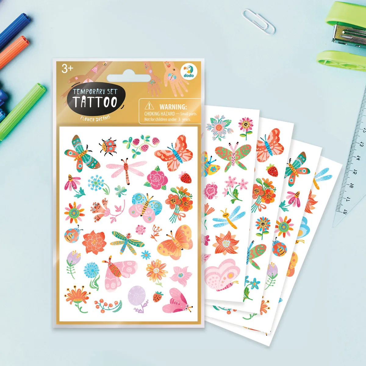 Татуировки  Dodo - Flowers - 301101 — снимка 1