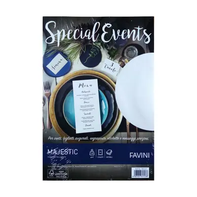 Корица на „Хартия Favini перлена -120gr - А4 - бялa -А69154"