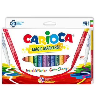 Корица на „Флумастери Carioca 20 цвята - магически"