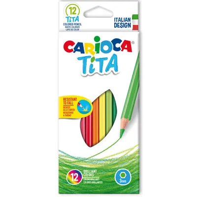 Корица на „Цветни молив Carioca Tita -12 цвята"