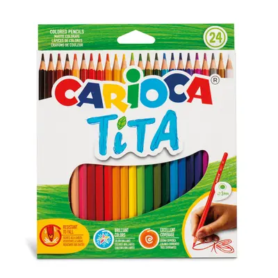 Корица на „Цветни молив Carioca Tita -24 цвята"
