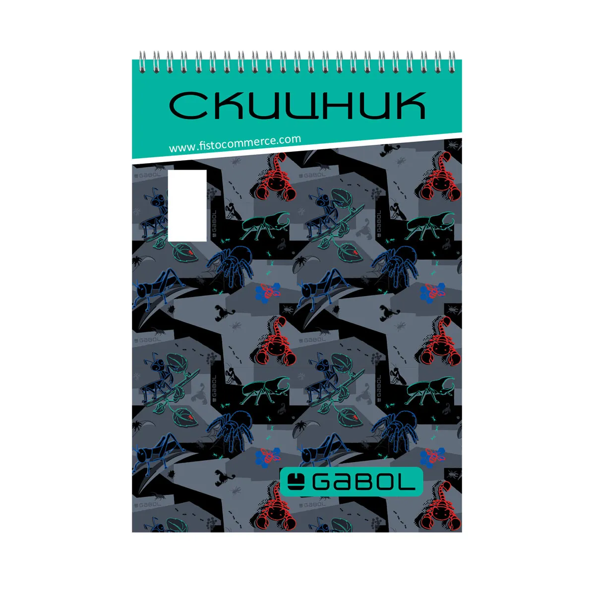 Скицник за рисуване Фисто-А4-спирала-30л.-момиче — снимка 3