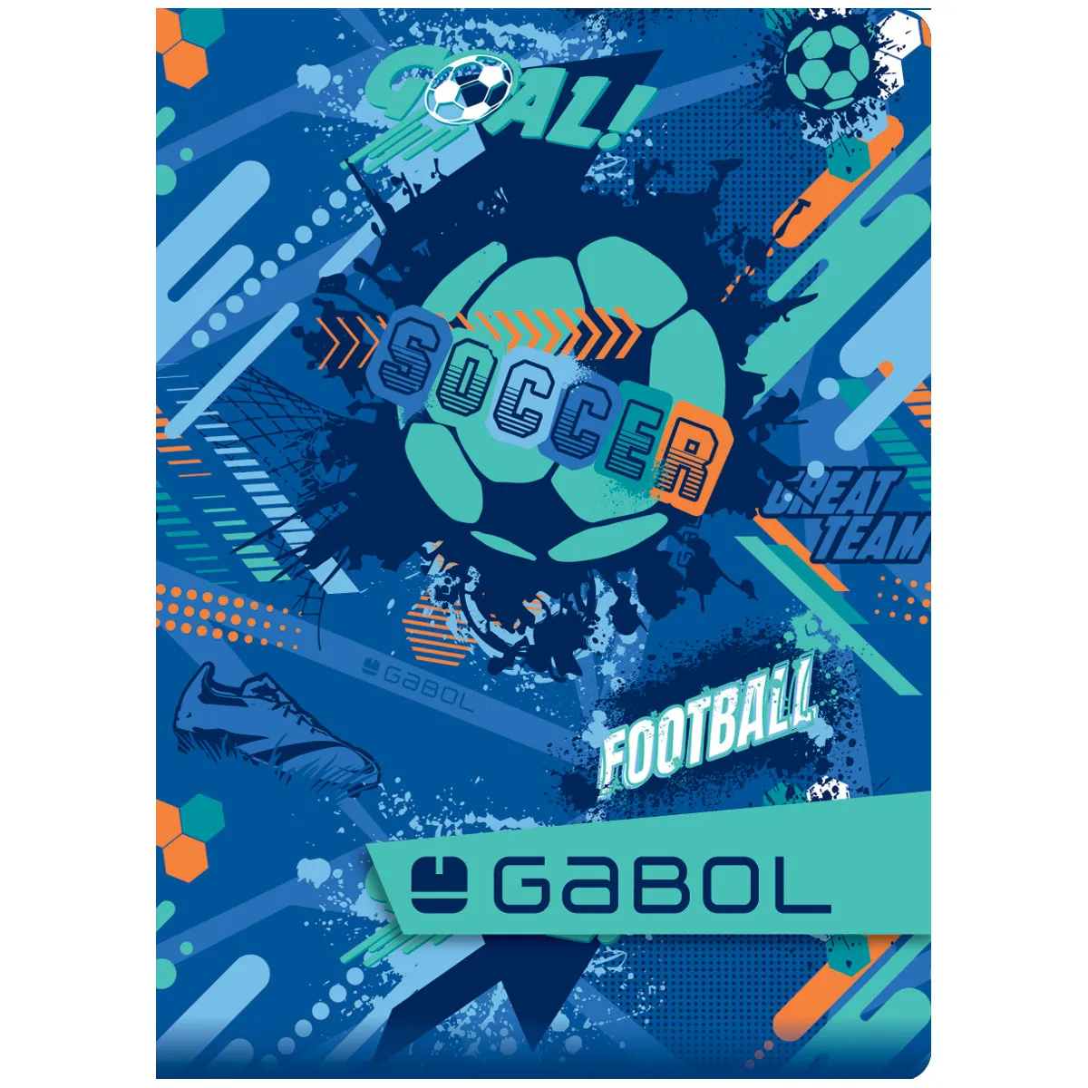 Тетрадка Gabol A5 - 56 л.- широк ред - момче — снимка 2
