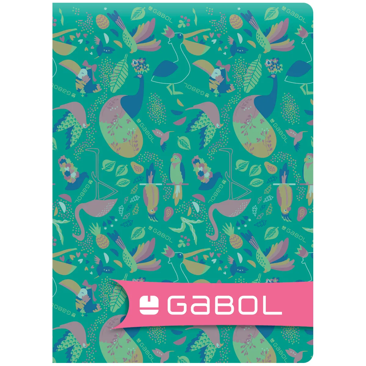 Тетрадка Gabol A5 - 80 л.- широк ред - момиче — снимка 2