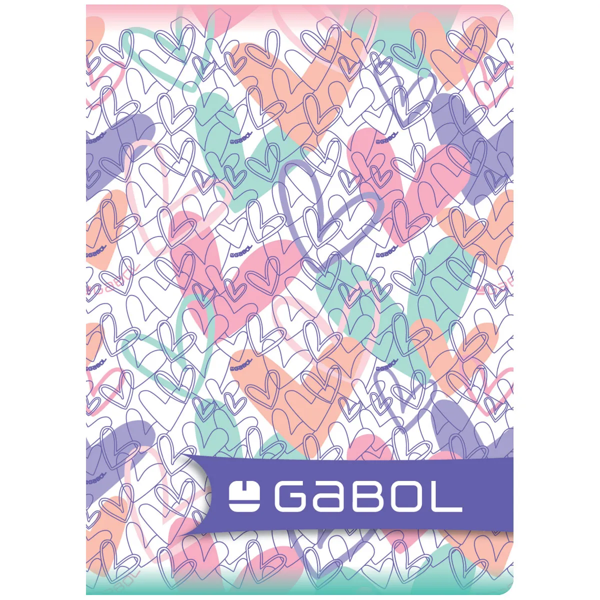 Тетрадка Gabol A5 - 80 л.- широк ред - момиче — снимка 5