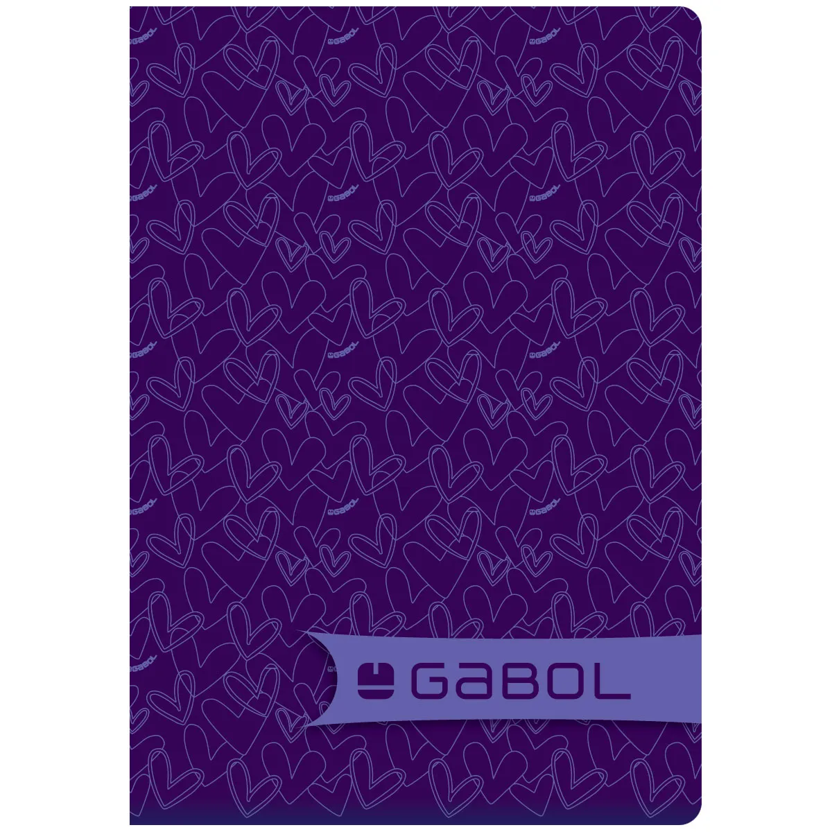 Тетрадка Gabol A4 - 80 л.-офсет-ш. ред - момиче — снимка 2