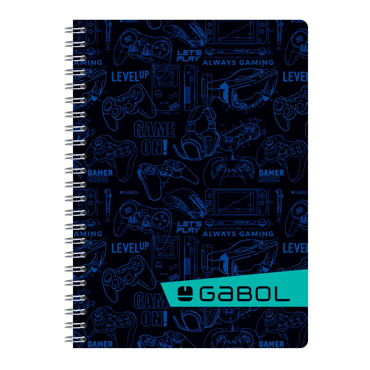 Тетрадка Gabol A4-100 л.-офсет-спирала- каре — снимка 5