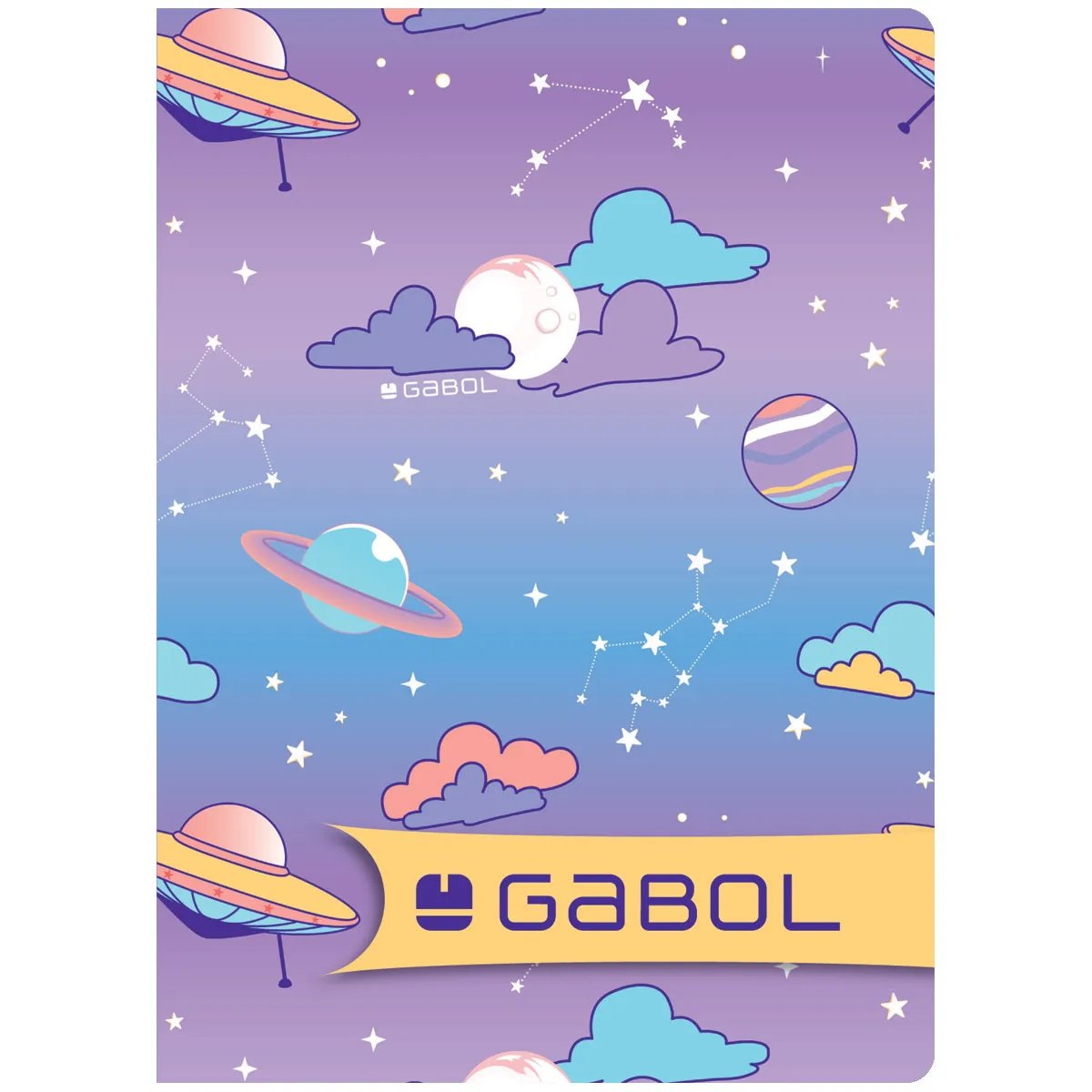 Тетрадка Gabol A5 - 40 л.- т.ш. ред - момиче — снимка 3