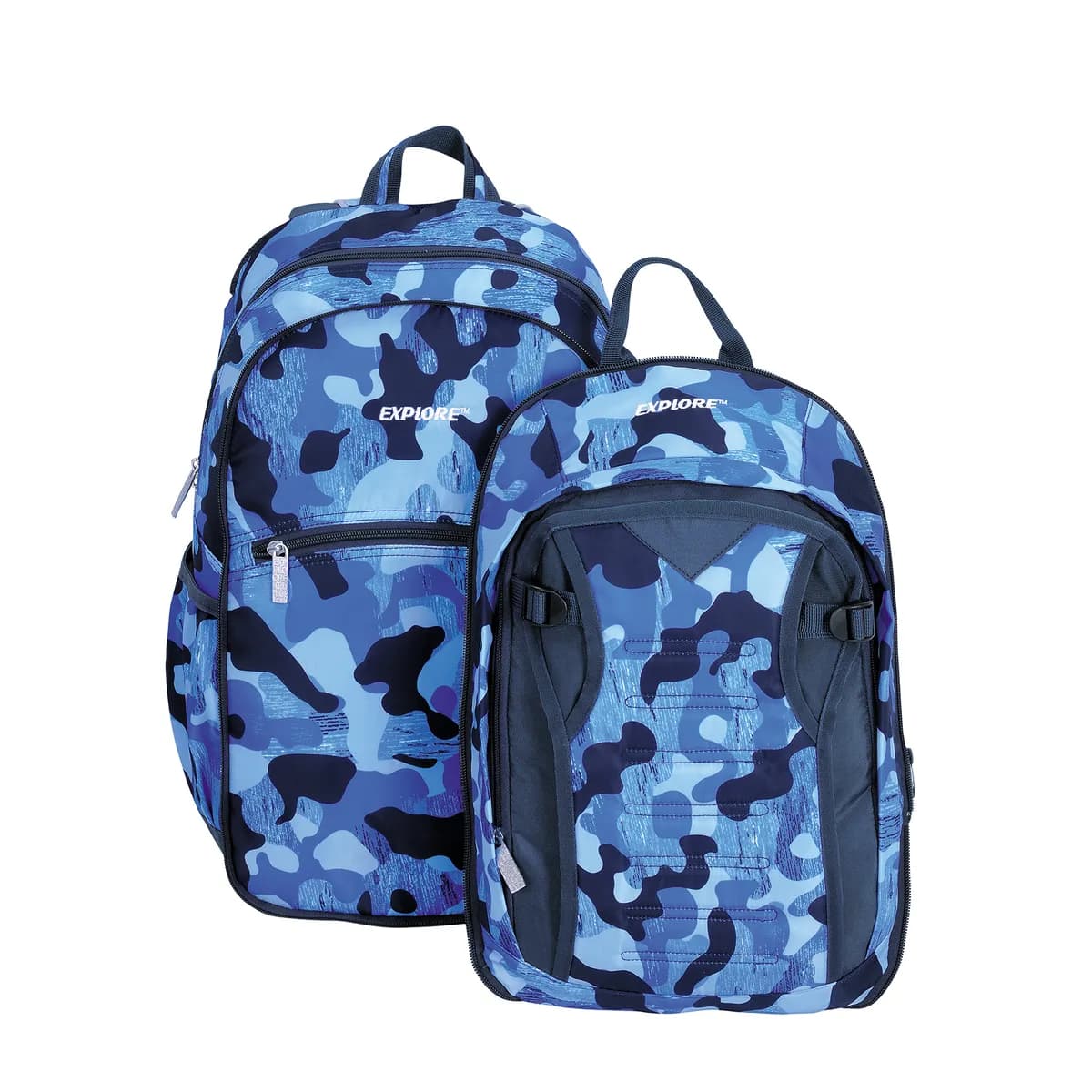 Раница 2 в 1 Explore - Blue camouflage — снимка 2