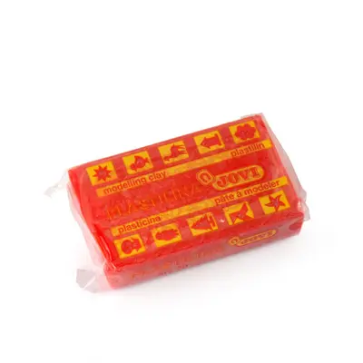 Корица на „Пластилин Jovi 50 gr - цветен - червено"
