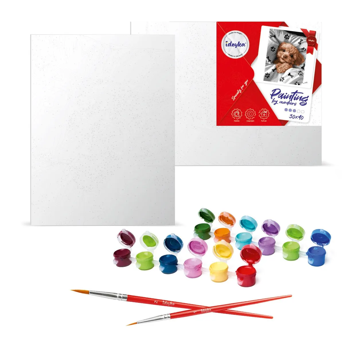Рисуване по номера Идейка-30х40-Утринна идилия — снимка 2