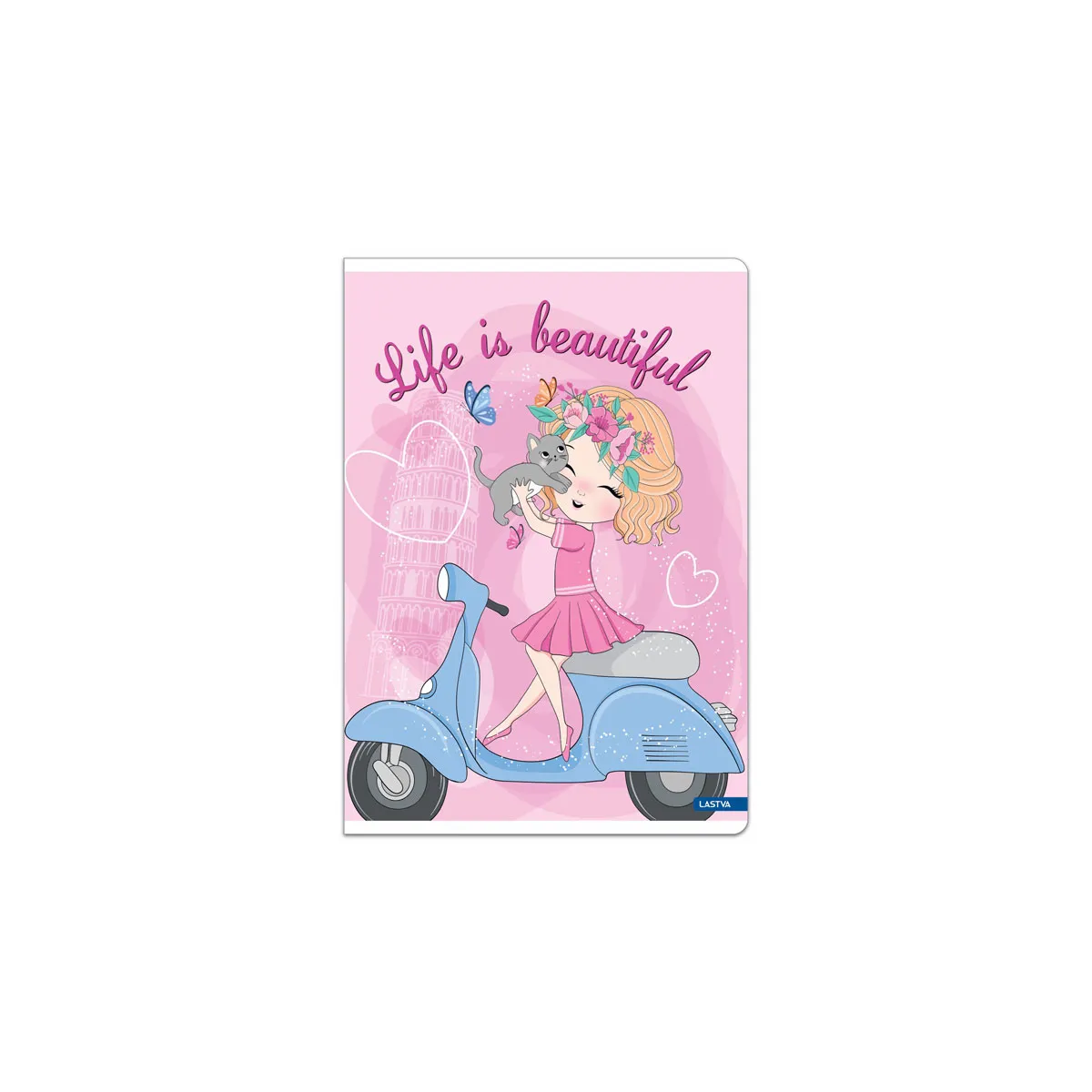 Тетрадка Lastva Cute - А5 - 52 л. ш.ред — снимка 3