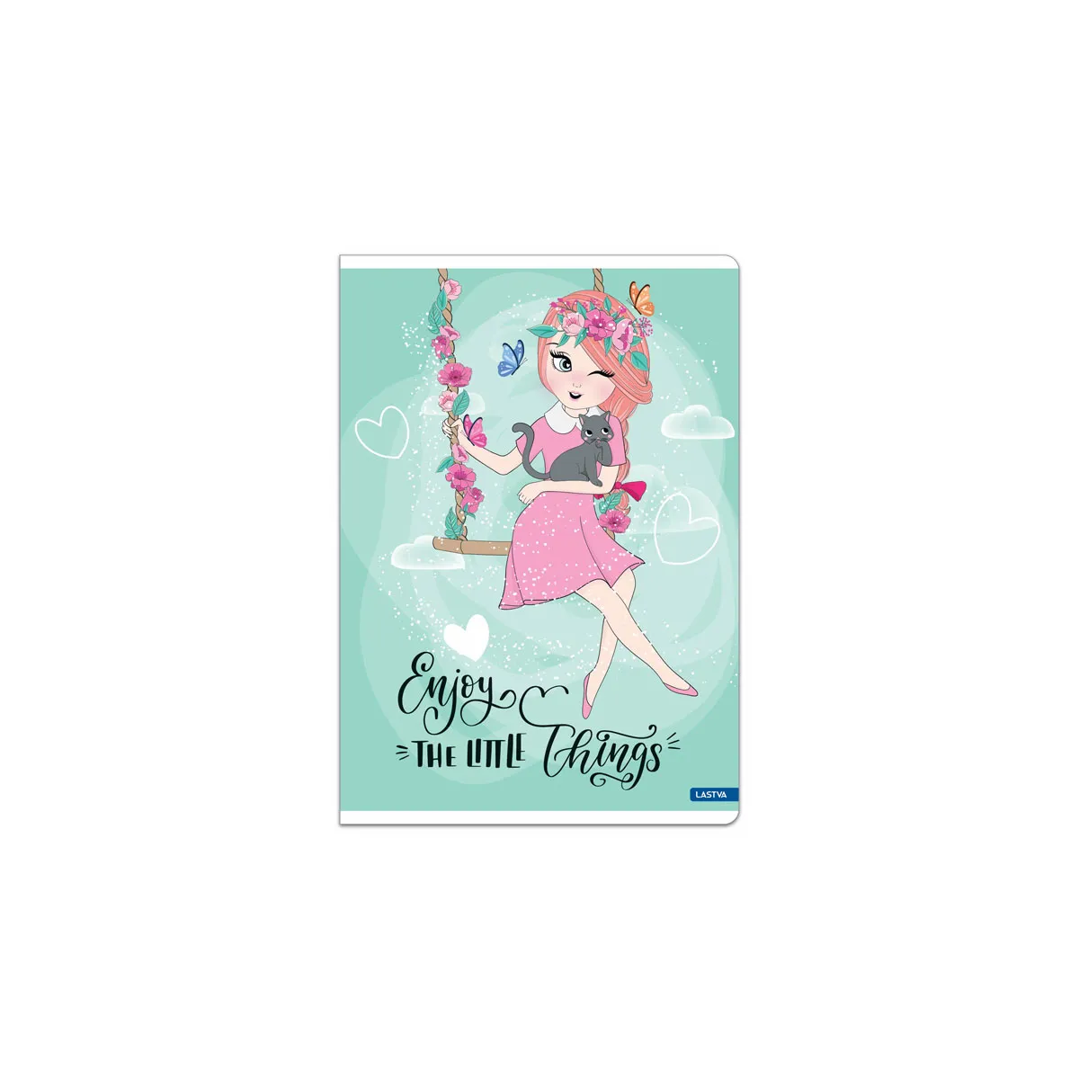 Тетрадка Lastva Cute - А5 - 52 л. ш.ред — снимка 4
