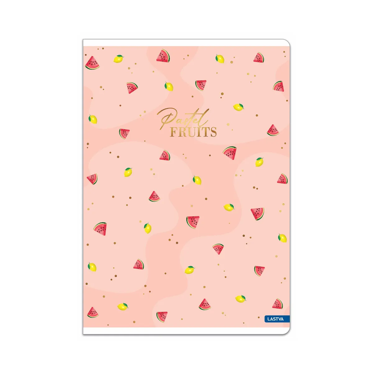 Тетрадка Lastva Pastel fruits - А4 - 52 л. ш.ред — снимка 3
