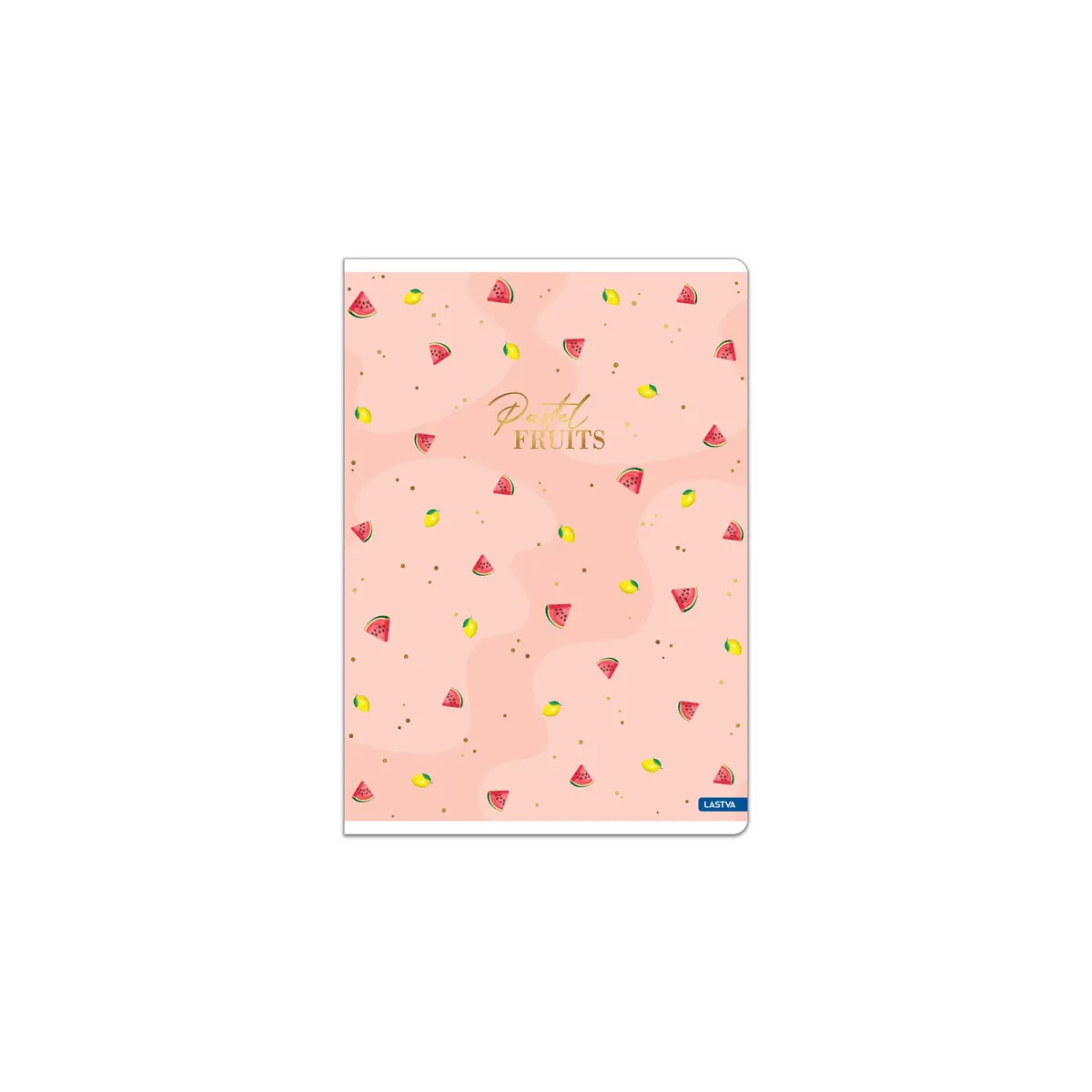 Тетрадка Lastva Pastel fruits - А5 - 52 л. ш.ред — снимка 3