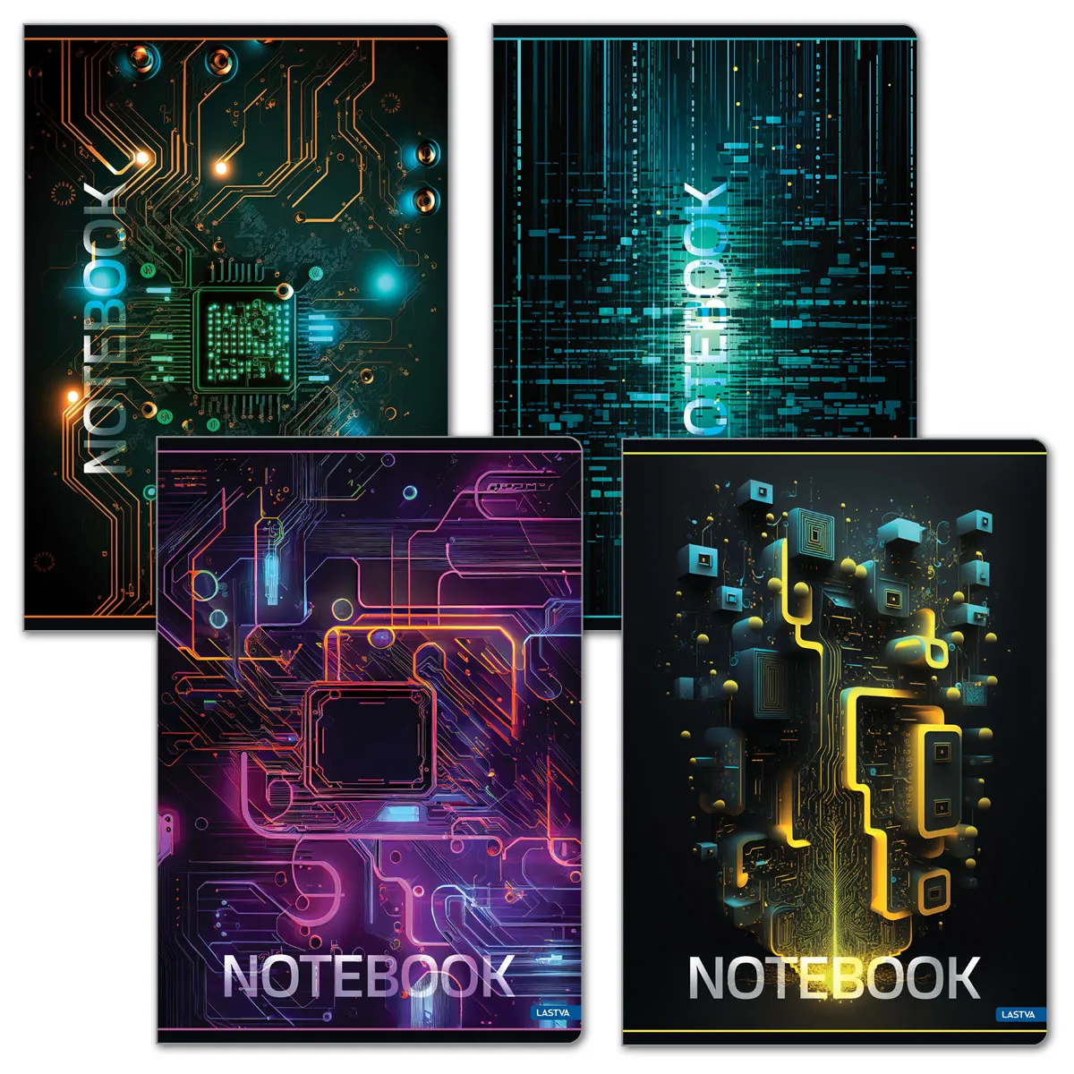 Тетрадка Lastva Pastel Matrix - А4 -52 л.ш.ред — снимка 1