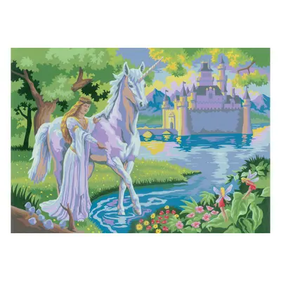 Корица на „Рисуване по номера Royal & Langnicke А3-фея с ко"