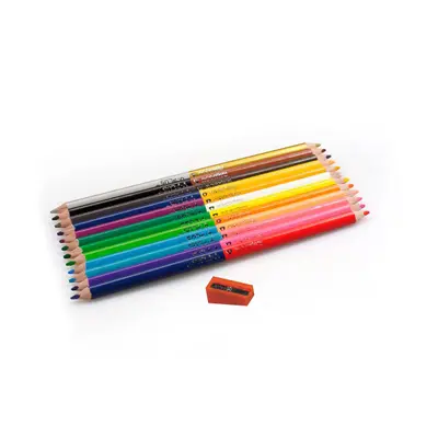 Корица на „Цветни моливи Y-plus Rainbow 12 броя-24 цвята"