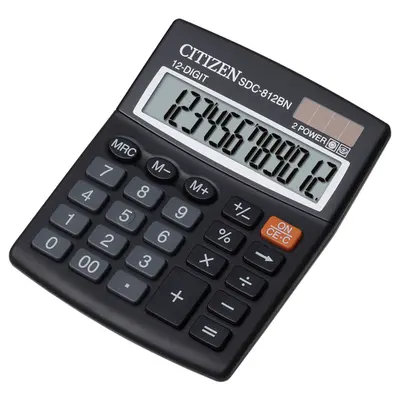 Корица на „Калкулатор Citizen SDC-812, 12 разряден"