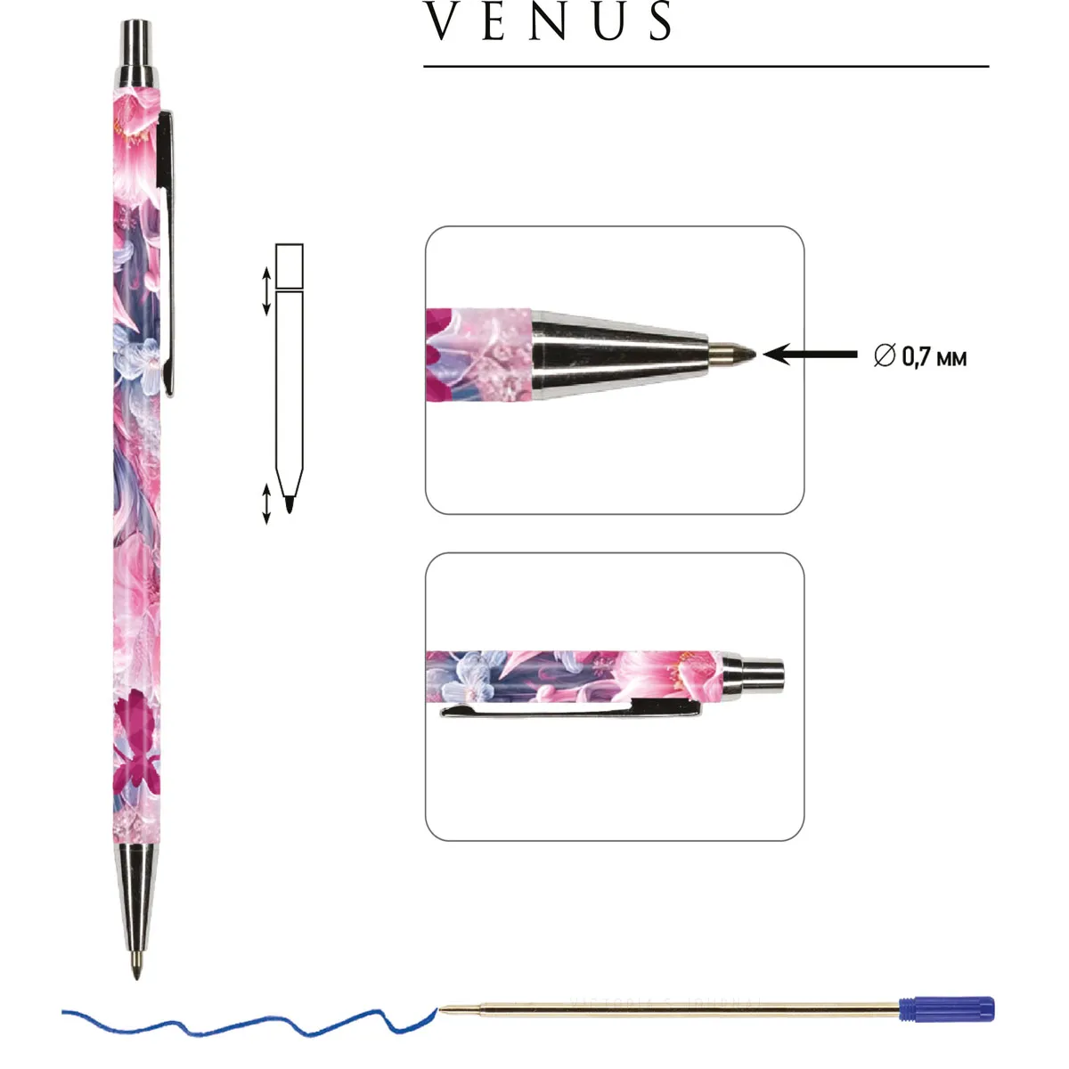 Химикалка Victoria`s Venus-Розов ангел — снимка 2