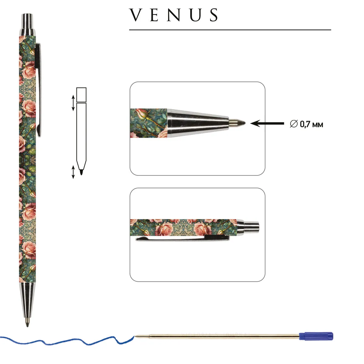 Химикалка Victoria`s Venus-Розов храст — снимка 2