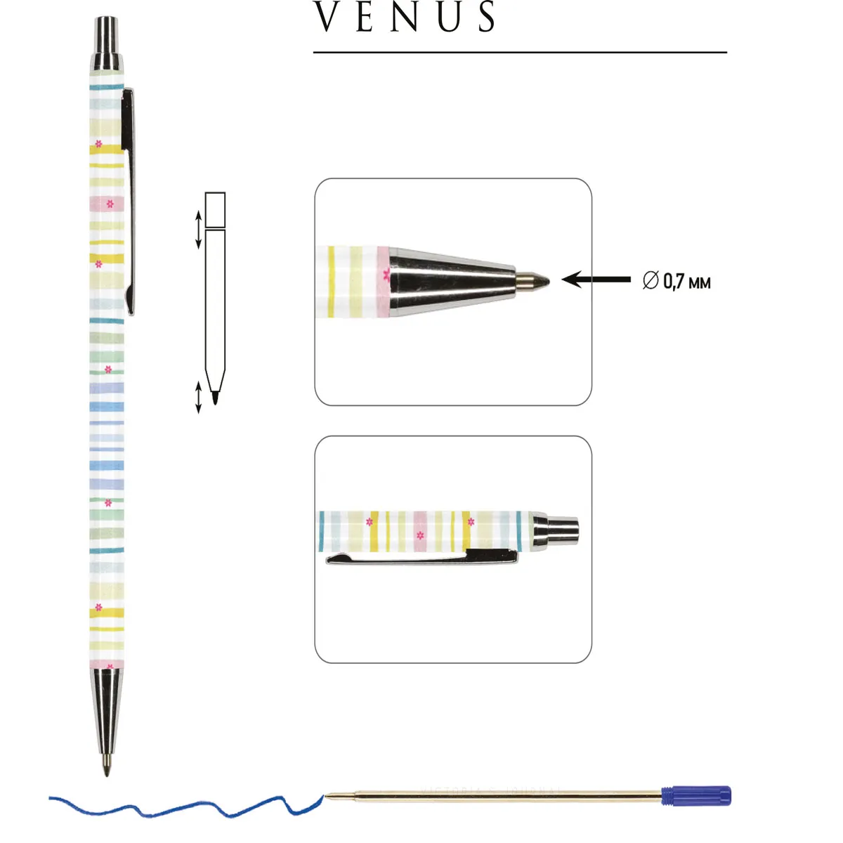 Химикалка Victoria`s Venus-Райе пастелно — снимка 2