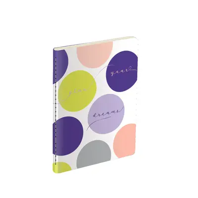Корица на „Тефтер Victoria Journals B5,40л-Circle-точки"