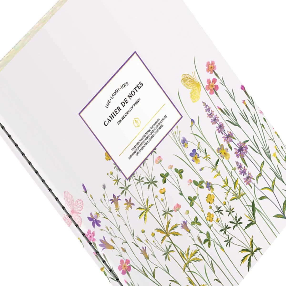 Тефтер Victoria Journals A5, 40л-Florals pink-ре — снимка 2