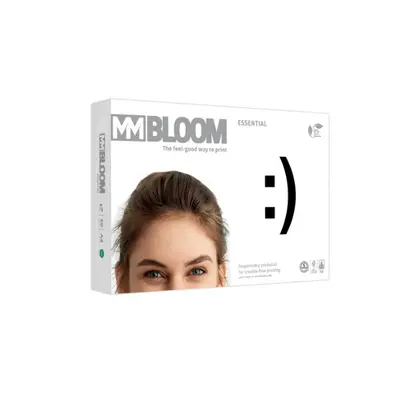 Корица на „Копирна хартия Bloom Essential, А5, 80 г, бяла, CIE белота 146, PEFC, пакет 500 л."