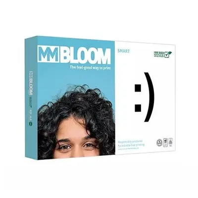 Корица на „Копирна хартия Bloom Smart, А4, 80 г, бяла, CIE белота 153, PEFC, пакет 500 л."