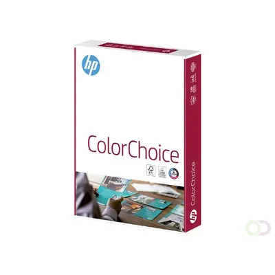 Корица на „Копирна хартия HP Color Choice, А6, 160 г, бял, CIE белота 168, FSC, пакет 250 л."